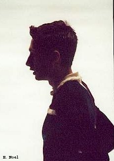 Silhouette in profile